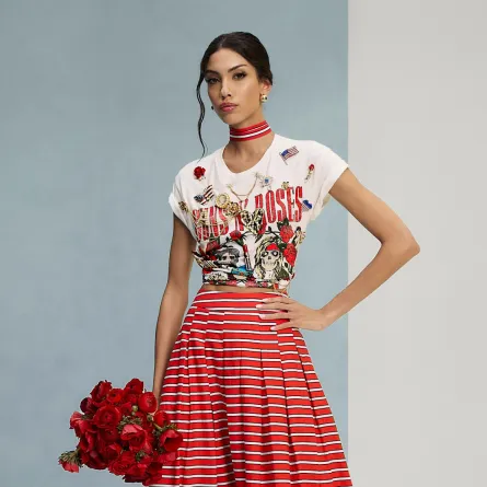 إطلالة من أليس أند أوليفيا Alice & Olivia صيف 2026 -الصورة من Launchmetrics/Spotlight ©
