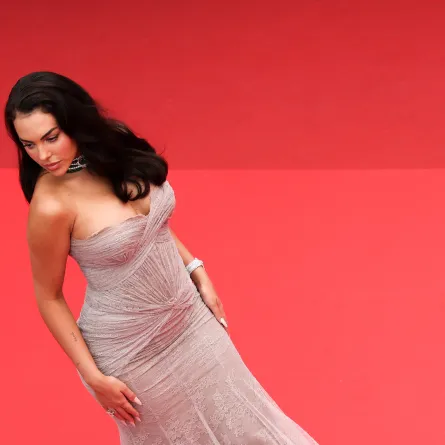 جورجينا روديغيز Georgina Rodriguez في مهرجان كان السينمائي. مصدر الصورة Thibaud MORITZ / AFP