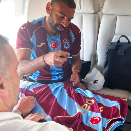 محمد صلاح ينضم رسمياً لنادي طرابزون سبور التركي في صفقة انتقال حر - (مصدر الصورة : حساب طرابزون سبور الرسمي على إنستغرام)
