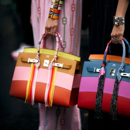 حقائب من هيرميس Hermes- مصدر الصورة Launchmetrics/Spotlight ©