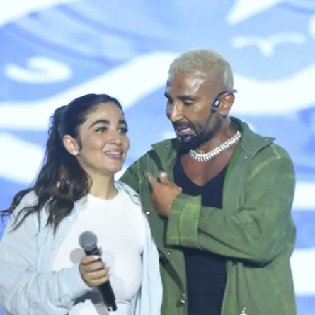 أحمد سعد وابنته جودي من الحفل