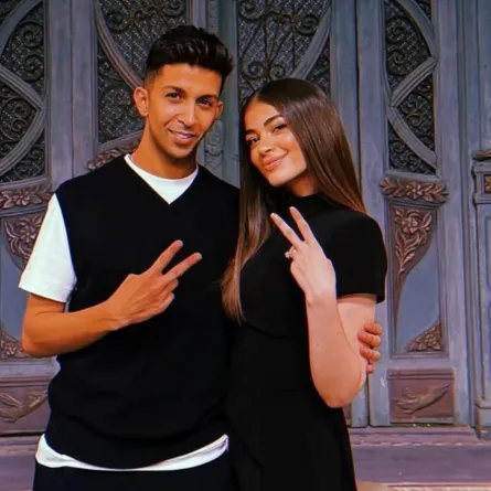 هشام جمال وليلى زاهر مع إسعاد يونس- الصورة من المركز الصحفي للبرنامج