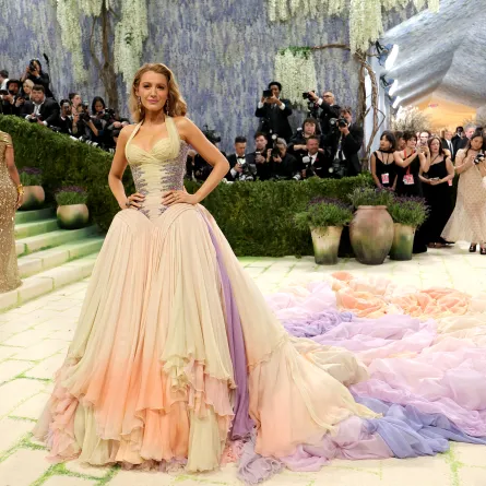 بليك ليفلي Blake Lively في حفل ميت غالا 2026. مصدر الصورة: Mike Coppola / GETTY IMAGES NORTH AMERICA / Getty Images via AFP