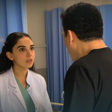 سلمى أبو ضيف ودياب من مسلسل بنج كلي
