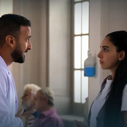 سلمى أبوضيف ومحمد مهران من مسلسل بنج كلي