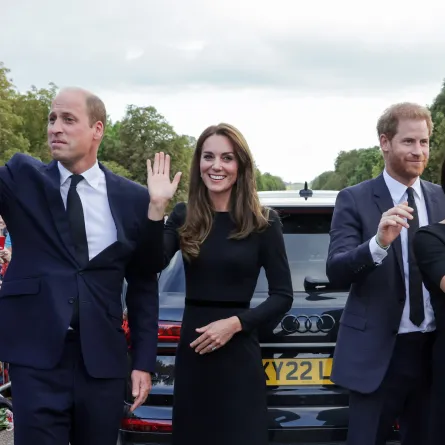 الأمير هاري وميغان ماركل بآخر ظهور علني مع الأمير ويليام وكيت ميديلتون - Photo by CHRIS JACKSON / POOL / AFP