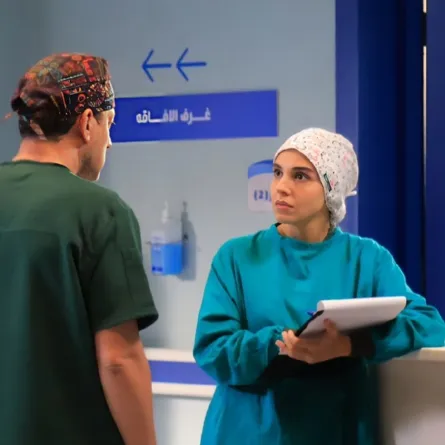 سلمى أبو ضيف ودياب من بنج كلي- الصورة من الشركة المنتجة 