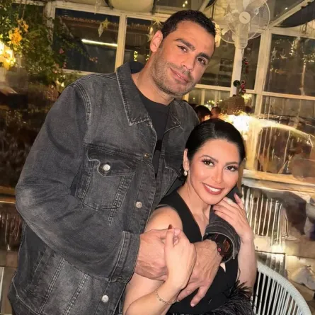 محمد عبد المنصف ولقاء الخميسي الصورة من صفحتها على انستغرام