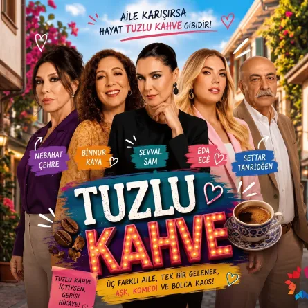 بوستر مسلسل قهوة مالحة (Tuzlu Kahve) - الصورة من حساب القناة العارضة على انستغرام