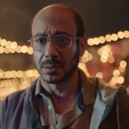محمد فراج من كواليس لعبة جهنم- الصورة من حسابه على فيس بوك