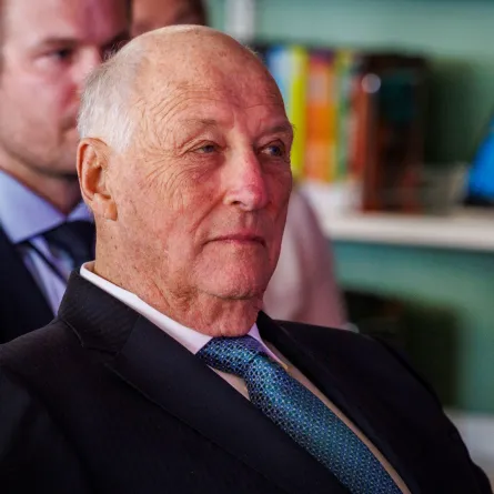 الملك هارالد في أوسلو، النرويج (King Harald in Oslo, Norway). مصدر الصورة: Per Ole Hagen/Getty Images