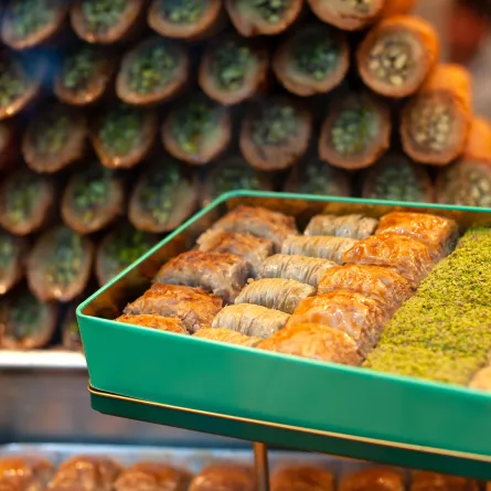 بقلاوة تركية، (مصدر الصورة :John Wreford/SOPA Images/LightRocket via Getty Images)