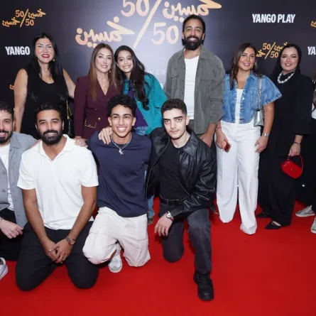 صناع مسلسل "50- 50" - الصورة من الشركة المنتجة 