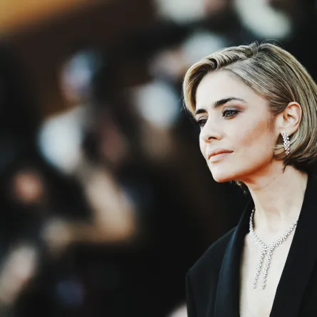 غريتا سكارانو Greta Scarano، مهرجان فينيسيا السينمائي 2026( مصدر الصورة: Vittorio Zunino Celotto/Getty Images)