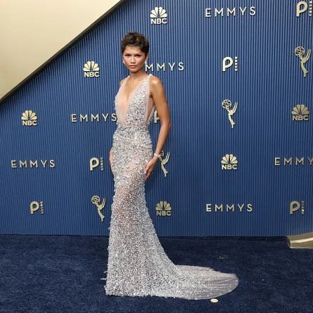 النجمة زيندايا Zendaya في 78th Primetime Emmy Awards (مصدر الصورة Randy Shropshire/NBC via Getty Images)