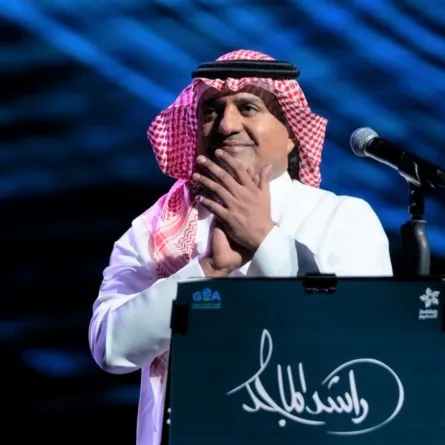 راشد الماجد -الصورة من المركز الاعلامي لـ روتانا 