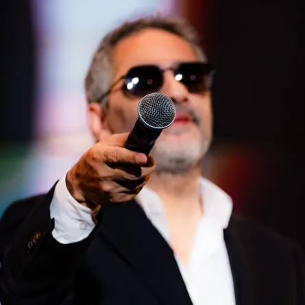 فضل شاكر والجمهور  -الصورة من المركز الاعلامي لـ بنش مارك