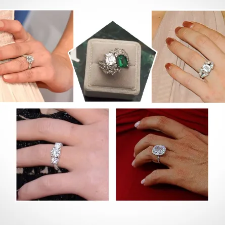 لعبة: توقعي لأي نجمة تعود خواتم الزفاف هذه؟