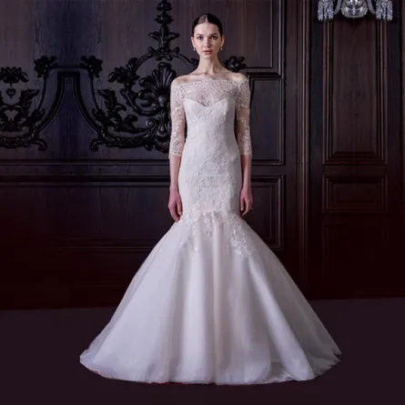 10  فساتين زفاف راقية لعروس الربيع