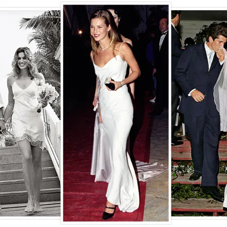 موضة التسعينيات في فساتين الزفاف تبرز من جديد