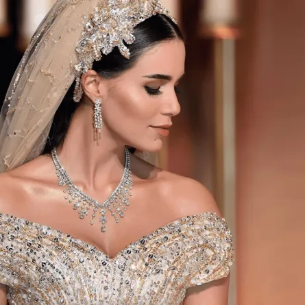 مجوهرات فخمة تختارها النجمات لزفافهن