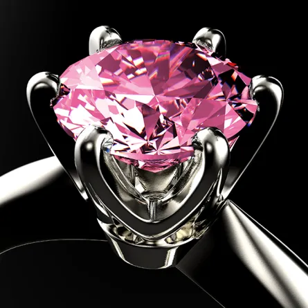 دبل خطوبة بأحجار زهرية