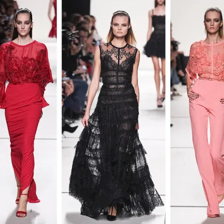 إيلي صعب يهدي وروداً ربيعيّة لعشّاق الموضة في باريس