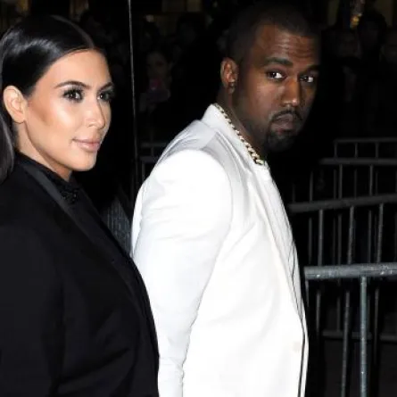 الوجه الآخر لـKim Kardashian  و Kanye west