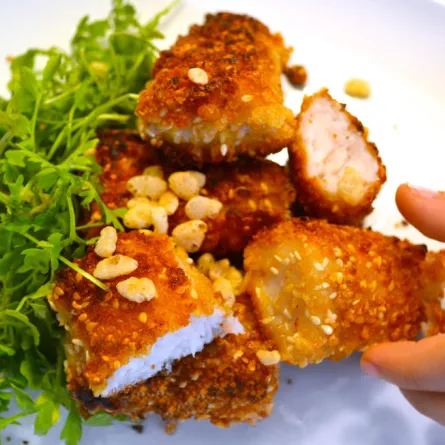 أصابع السمك المقلية