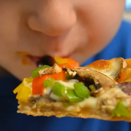 البيتزا بالخضراوات