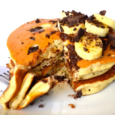 فطائر صحية بالموز والشوكولاتة