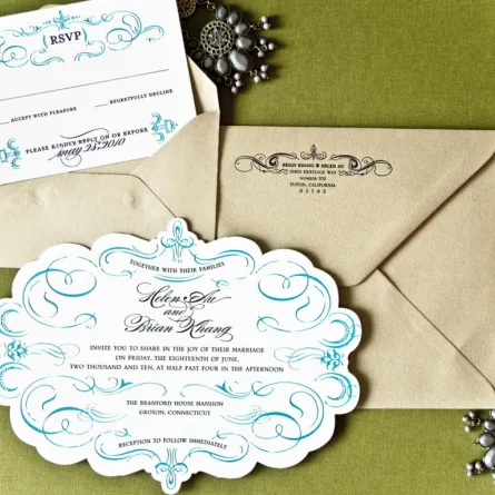 بطاقات دعوة مميّزة إلى زفاف مميّز أيضاً!