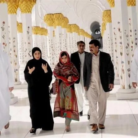 ملالا يوسف زاي في أبوظبي