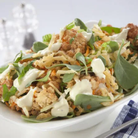 سلطة الزهرة والبطاطس سهلة التحضير