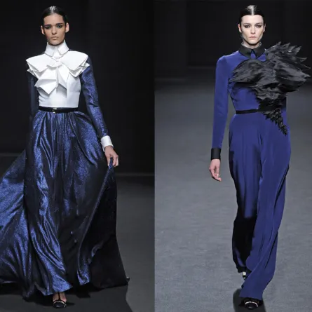 3 ألوان فقط في عرض Stephane Rolland البارحة