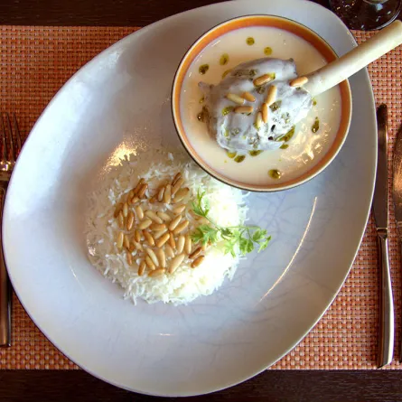 موزات باللبن والأرز لغداء الخميس