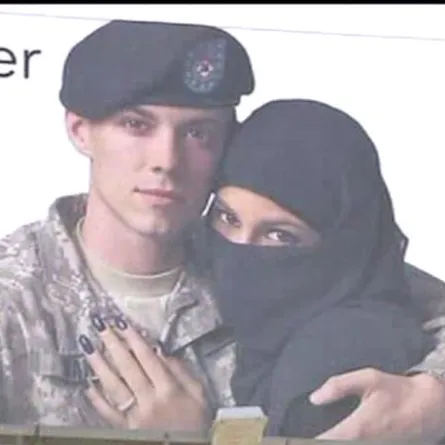 "الشخير" يجمع بين جندي أمريكي ومسلمة منقبة!