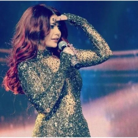 هيفاء وهبي تحتفل برأس السنة بفستان جينيفر لوبيز