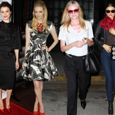 اللون الأحمر يتسلّل الى إطلالات النجمات