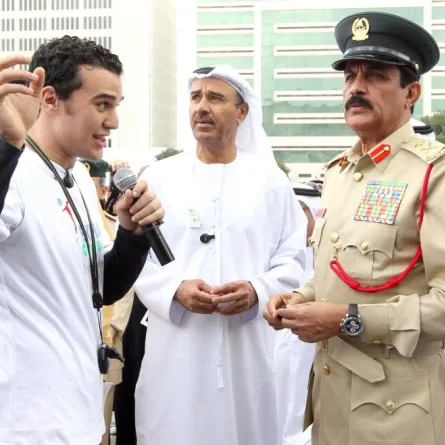 "تيخا".. أسمن طالب في جامعة الشارقة لاعباً رياضياً