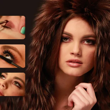 جربي المكياج الدخاني بالبني