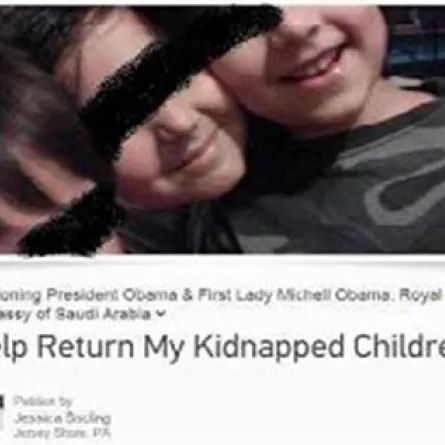 الرئيس الأمريكي وسيط لجمع شمل أم بأبنائها السعوديين