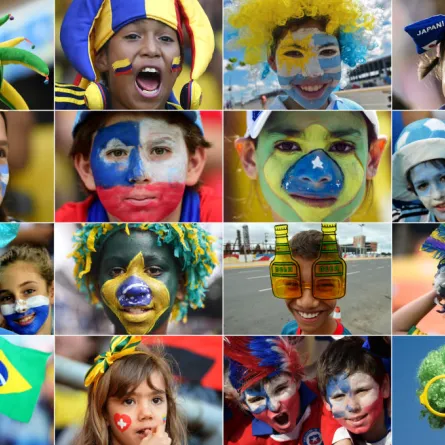 هوس كرة القدم يجتاح العالم