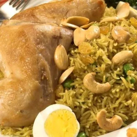 الارز الكشميري بالدجاج