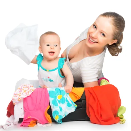 كيف تعدين حقيبة طفلك على الطائرة؟