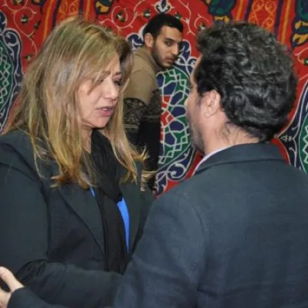 الوسط الفني في عزاء زيزي البدراوي