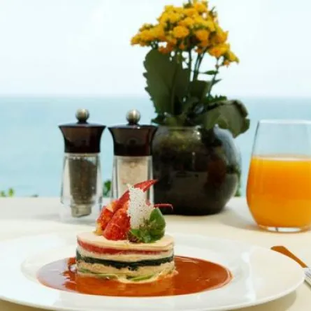 اللازانيا بالخضر المشوية والكركند