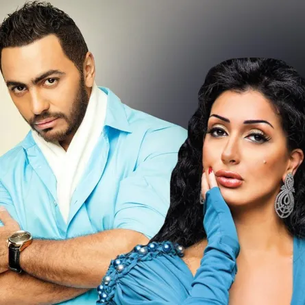 صراع القنوات على تامر حسني وغادة عبد الرازق