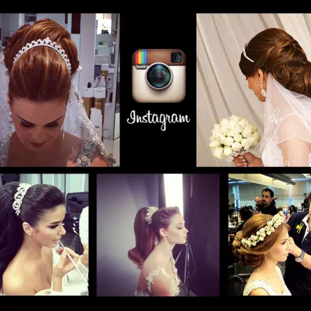 تسريحات العروس على Instagram