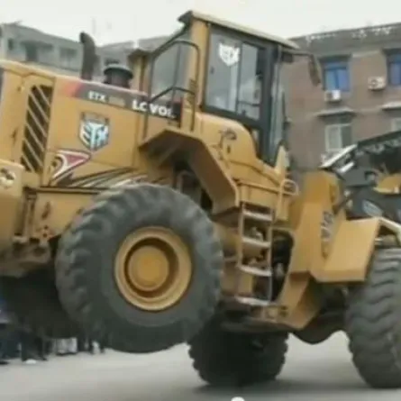 جرافة ترقص على أنغام غانغام ستايل!